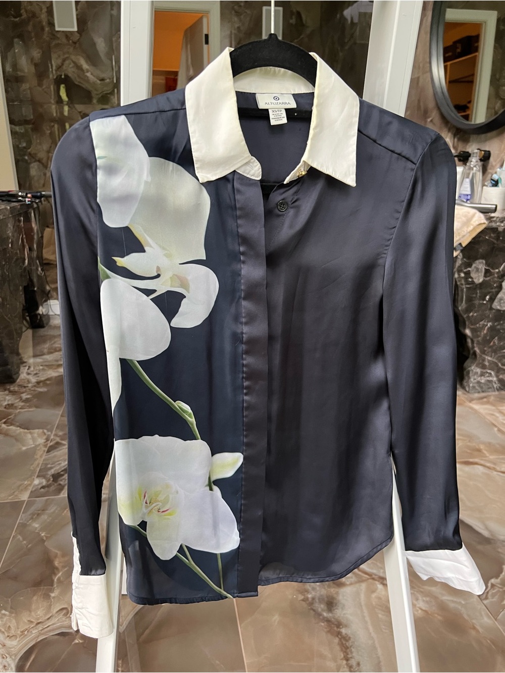 Altuzarra Black and White Designer Blouse